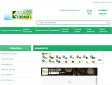 Tablet Screenshot of brasilformas.com.br